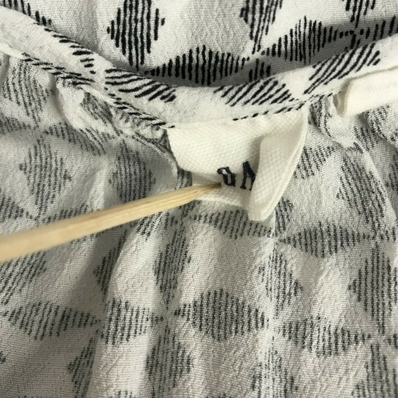 Gap V Neck Geometric Print Gypsy Top Blouse Sz XS - Picture 6 of 8